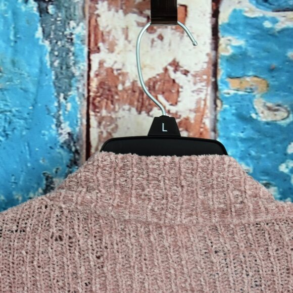 Women's Ashley By 26 International Open Front Cardigan XLARGE Pink PRE-OWNED - Picture 9 of 12